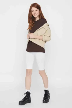 Sale Pieces PcLondon Shorts Bright White