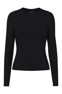 New Pieces Pclula Ls Top 4897652 Black