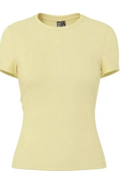 Best Pieces Pclula Ss Tee 4992515 French Vanilla