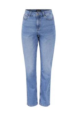 Hot Pieces Pcluna Straight Mb57 3790450 Medium Blue Denim