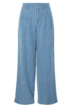 Pieces Pcmalba Wide Denim Pants 4847944 Medium Blue Denim Washed