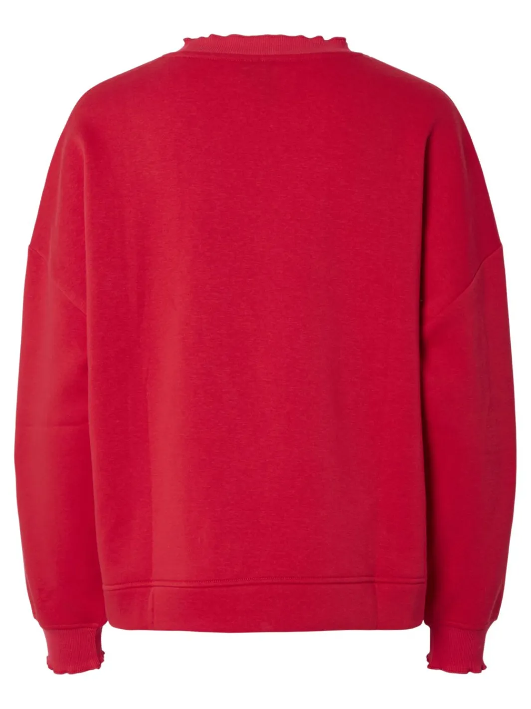 Best Pieces Pcmaliah Ls Print Sweat 4829581 True Red Mango