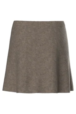 Sale Pieces Pcmalou Knit Skirt Pwp 4870460 Morel
