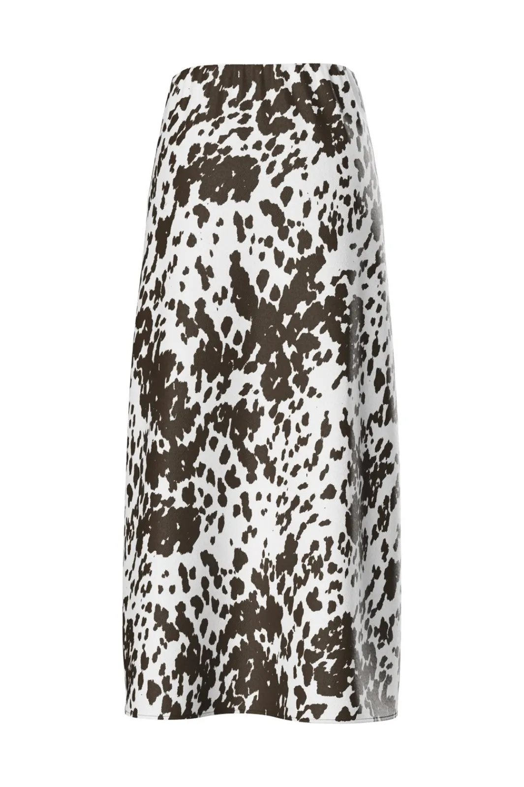 Outlet Pieces Pcmari Long Skirt 4748316 Cloud Dancer Brown Cow