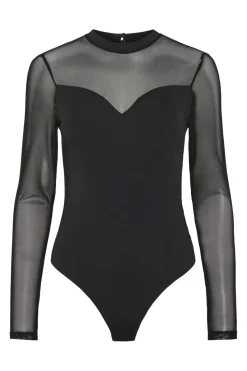 Discount Pieces Pcmilly Ls Mesh Bodystocking 4551391 Black