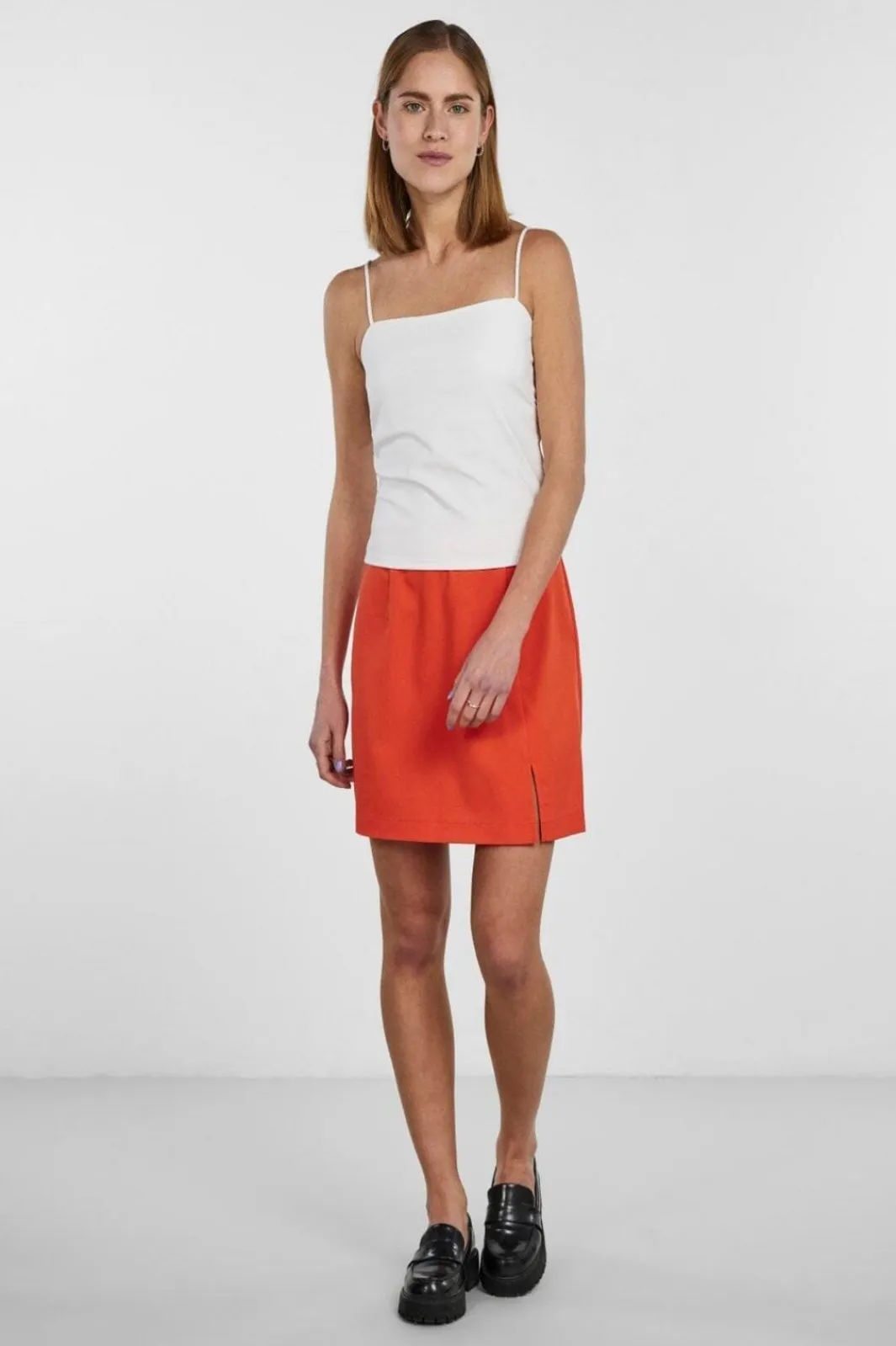 Clearance Pieces Pcminni Strap Top 4318970 Bright White