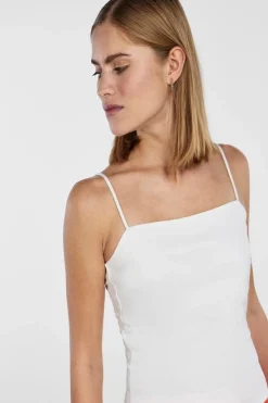 Clearance Pieces Pcminni Strap Top 4318970 Bright White