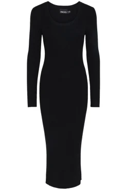 Online Pieces Pcmira Ls Knit Dress 4542913 Black