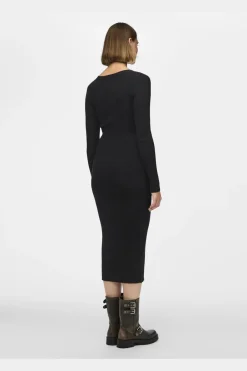 Online Pieces Pcmira Ls Knit Dress 4542913 Black