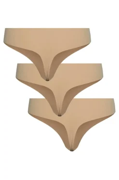 Online Pieces Pcnamee Thong 3-Pack 4297737 Nude 3