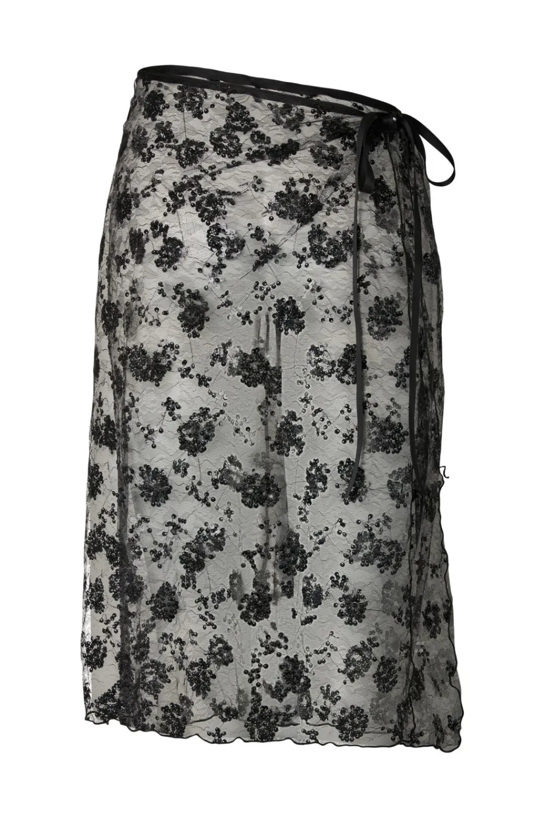 Clearance Pieces Pcnatasja Lace Sarong 4997996 Black