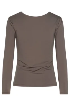Hot Pieces Pcneja Ls Reversible Top 4551362 Morel