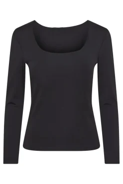 Outlet Pieces Pcneja Ls Reversible Top 4551361 Black