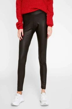 Pieces PcNew Shiny Leggings Black