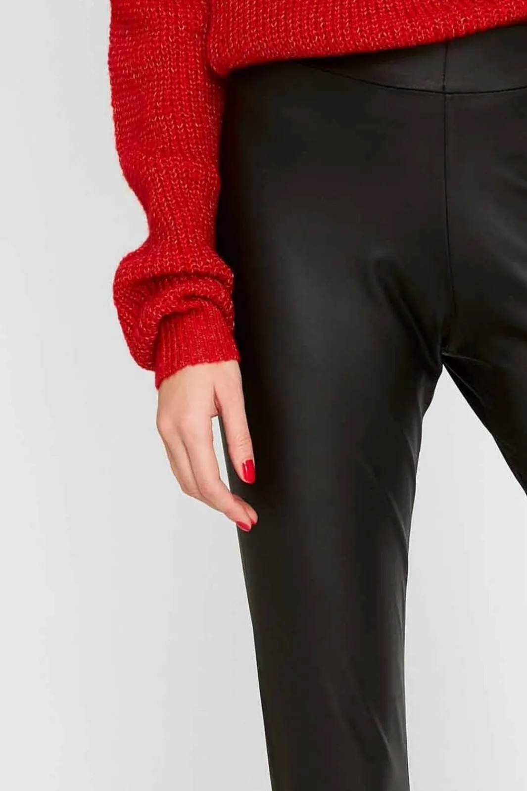 Pieces PcNew Shiny Leggings Black