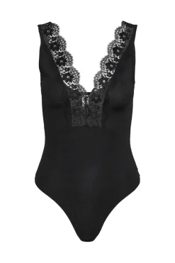 Best Pieces Pcnoami Sl Lace Bodystocking 4499086 Black