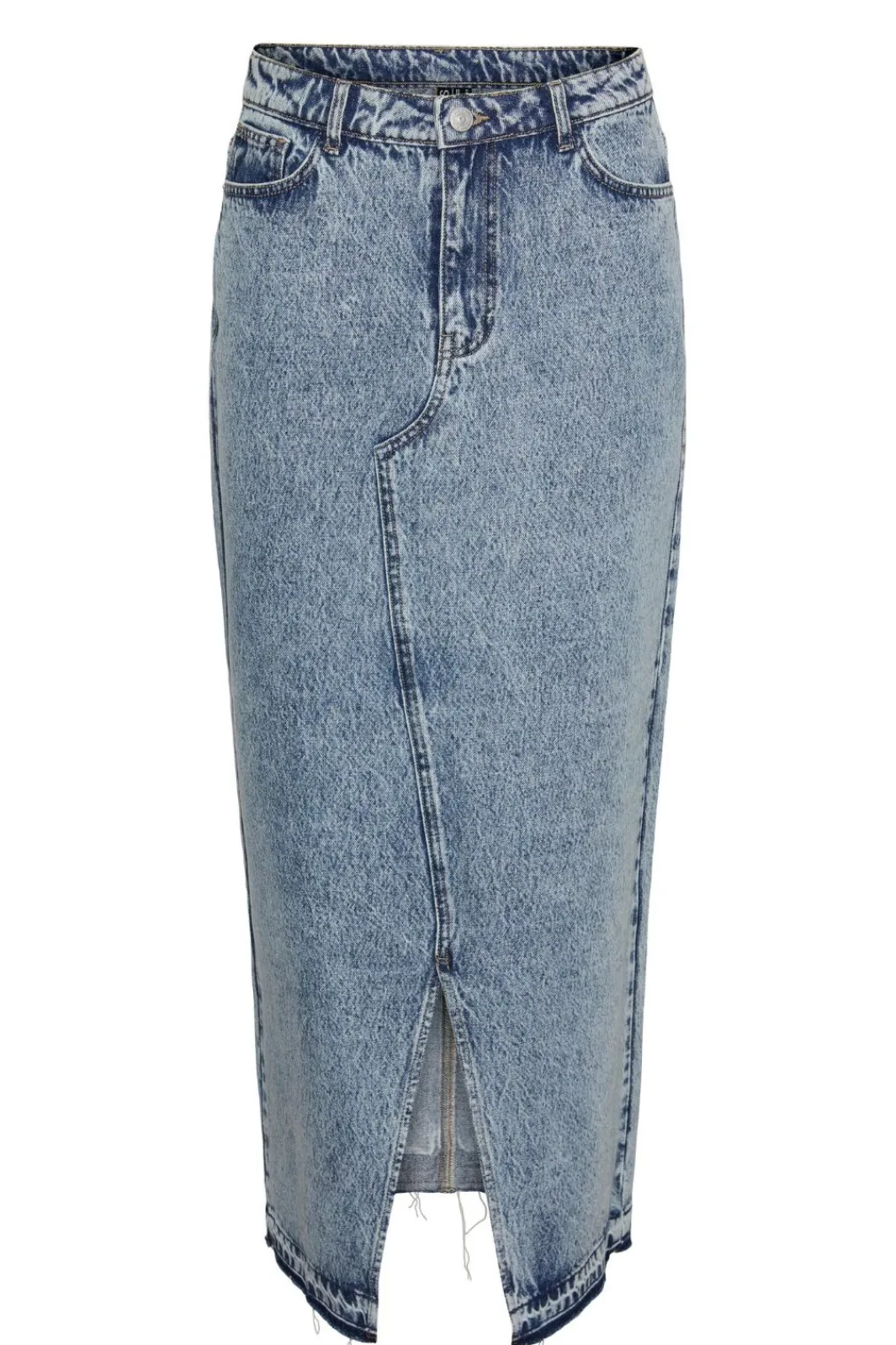 Clearance Pieces Pcnora Ankle Skirt 4499392 Medium Blue Denim
