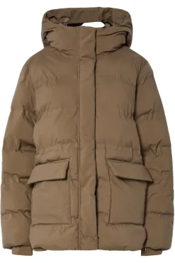 Clearance Pieces Pcnorma Puffer Jacket 4788011 Morel