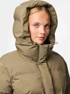 Clearance Pieces Pcnorma Puffer Jacket 4788011 Morel