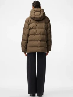Clearance Pieces Pcnorma Puffer Jacket 4788011 Morel