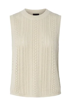 New Pieces Pcnuka Sl O-Neck Knit 17158719 4790681