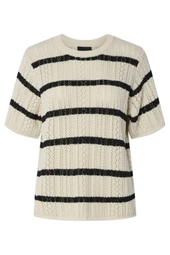 Online Pieces Pcnuka Ss O-Neck Knit 17158293 4790668
