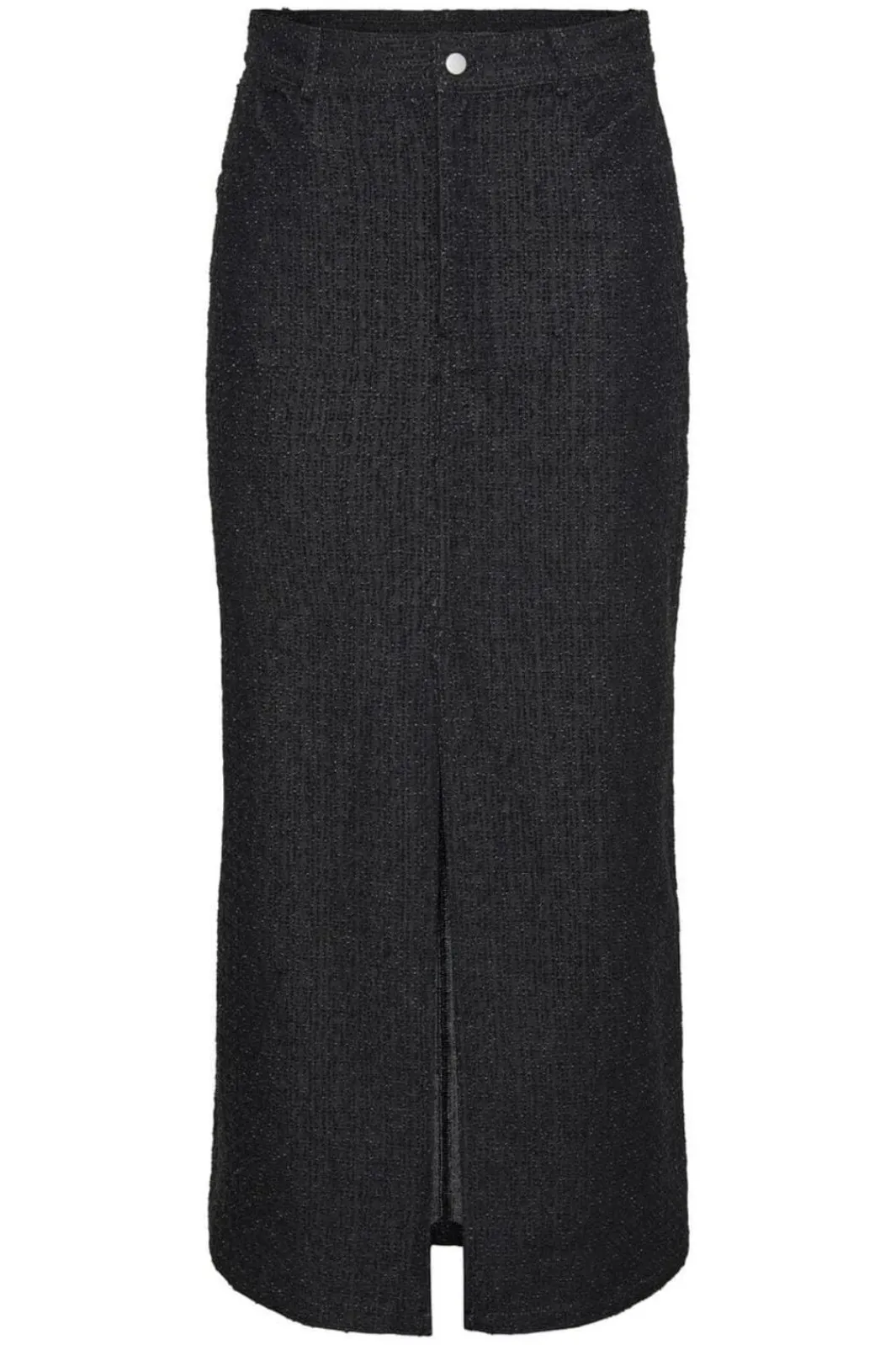 Best Pieces Pcoana Long Skirt 4503096 Dark Grey Denim