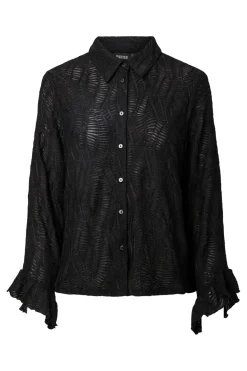 Online Pieces Pcodessa Ls Shirt Fsy Pp 5036996 Black