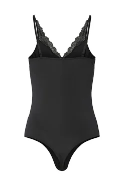 Clearance Pieces Pcolivia Sl Lace Bodystocking 4803109 Black