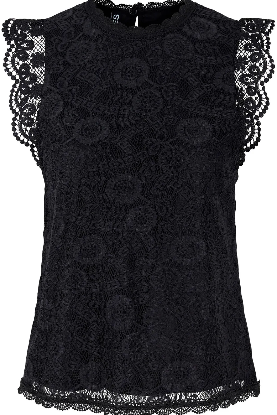 Hot Pieces PcOlline Sl Lace Top Black