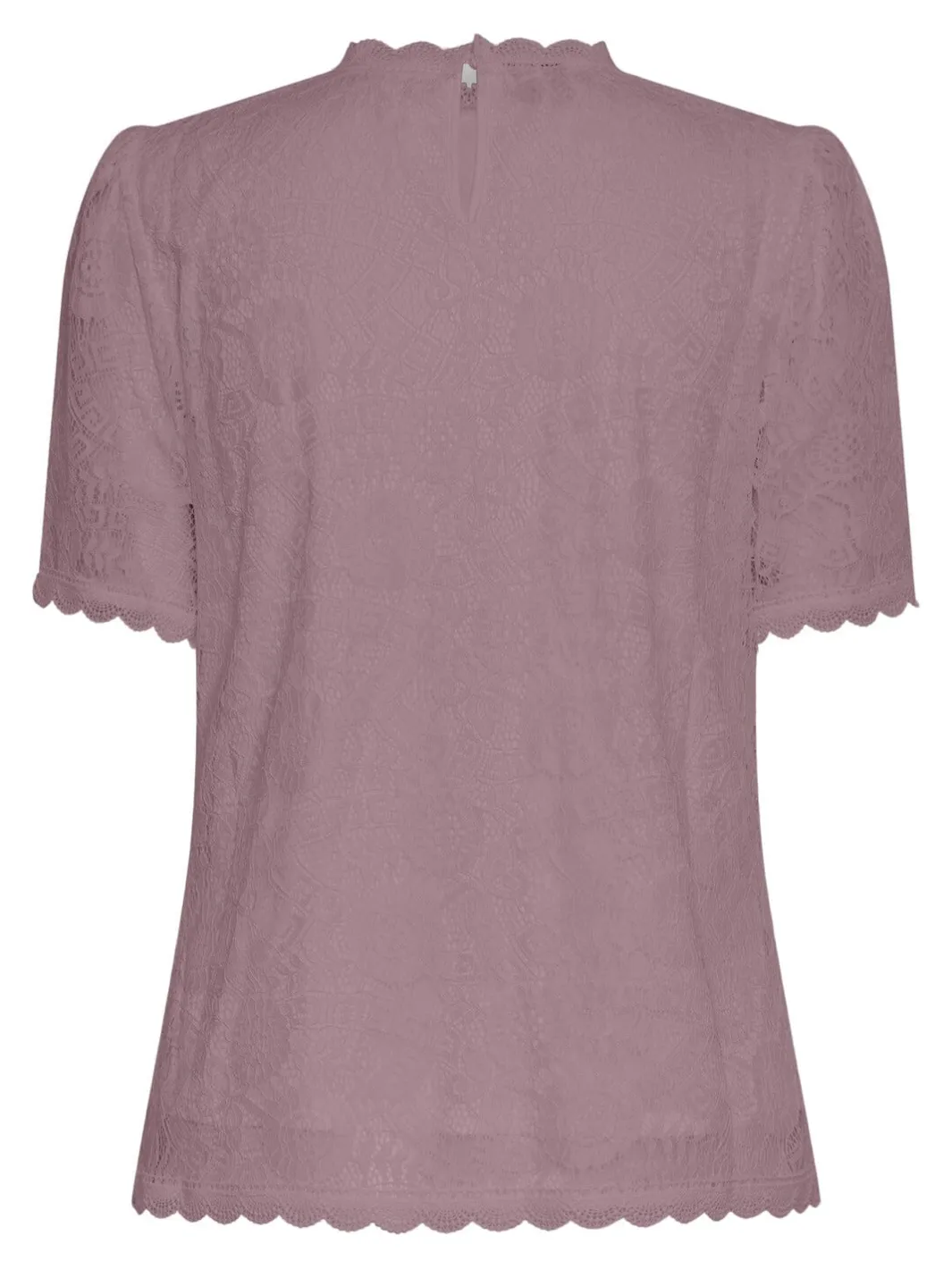 Outlet Pieces Pcolline Ss Lace Top 4474972 Woodrose
