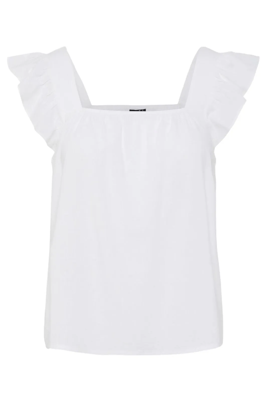 Best Pieces Pcpia Sl Top 4649004 Bright White