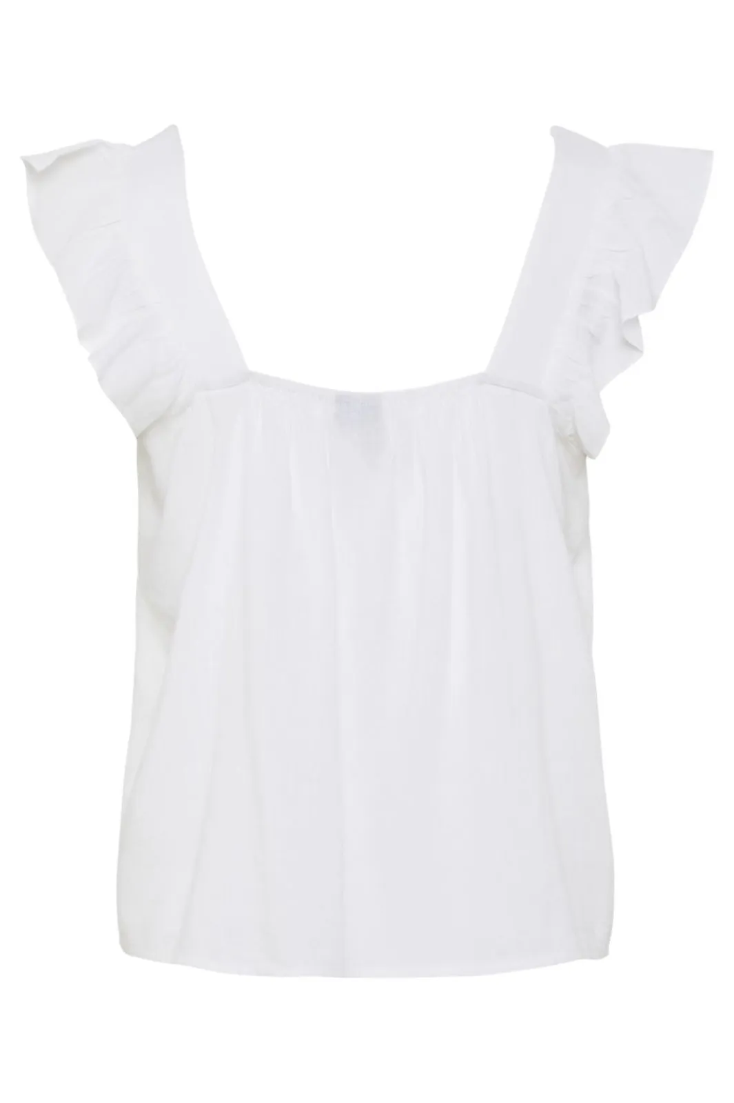 Best Pieces Pcpia Sl Top 4649004 Bright White