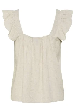 New Pieces Pcpia Sl Top 4764611 Birch Melange