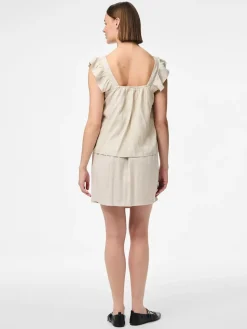 New Pieces Pcpia Sl Top 4764611 Birch Melange