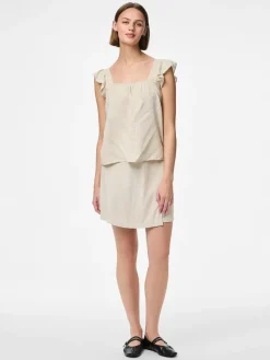 New Pieces Pcpia Sl Top 4764611 Birch Melange
