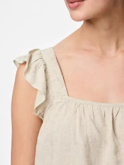 New Pieces Pcpia Sl Top 4764611 Birch Melange