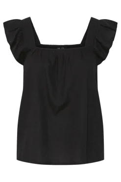 New Pieces Pcpia Sl Top 4649003 Black
