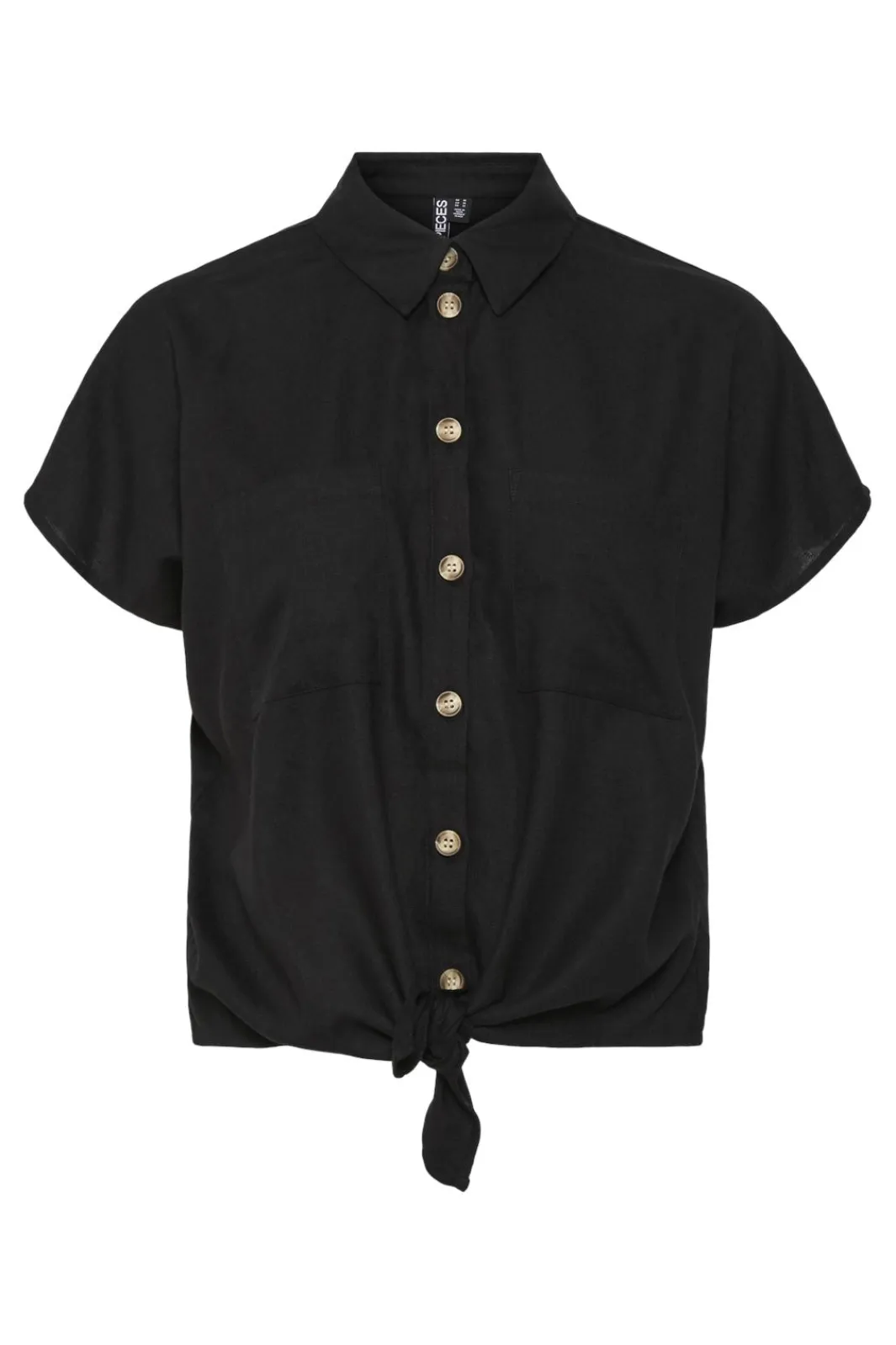 Online Pieces Pcpia Ss Tie Shirt 4648816 Black
