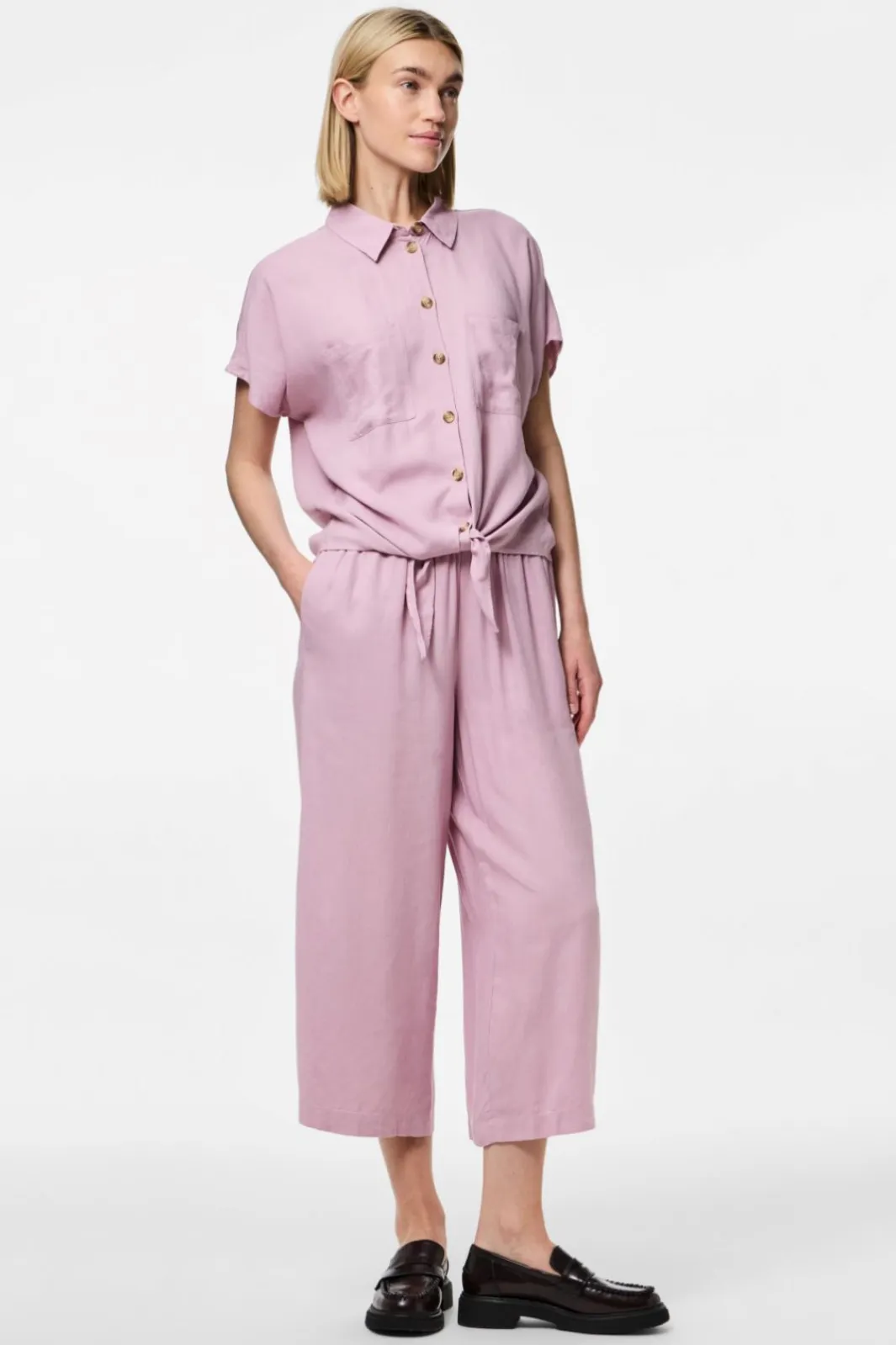 Outlet Pieces Pcpia Wide Culotte 4648842 Dawn Pink