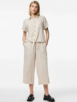 Clearance Pieces Pcpia Wide Culotte 4808026 Birch Black