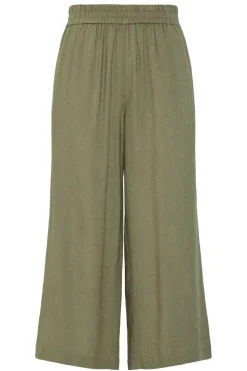New Pieces Pcpia Wide Culotte 4670233 Deep Lichen Green