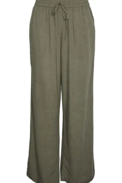 Hot Pieces Pcpia Wide Pants 4476660 Deep Lichen Green