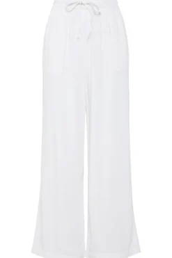 Sale Pieces Pcpia Wide Pants 4648875 Bright White