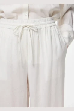 Sale Pieces Pcpia Wide Pants 4648875 Bright White