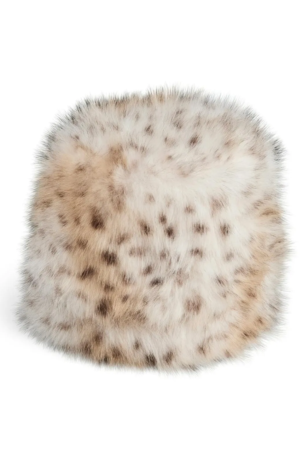 Online Pieces Pcplush Fluffy Hat 5023238 Cloud Dancer Leopard