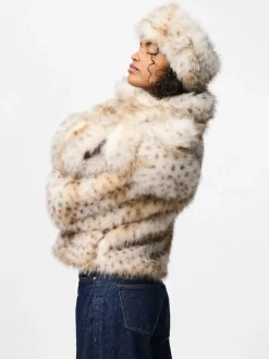 Hot Pieces Pcplush Fluffy Headband 5023235 Cloud Dancer Leopard