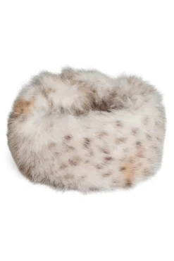 Hot Pieces Pcplush Fluffy Headband 5023235 Cloud Dancer Leopard