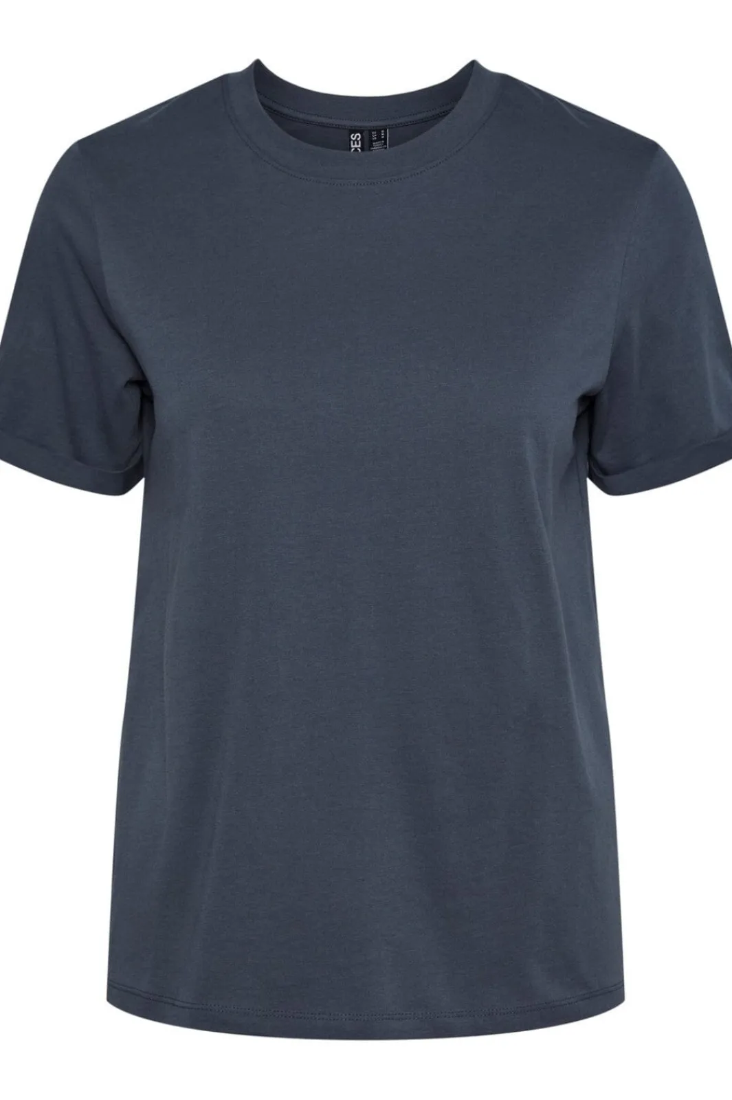 Discount Pieces Pcria Ss Fold Up Solid Tee Ombre Blue