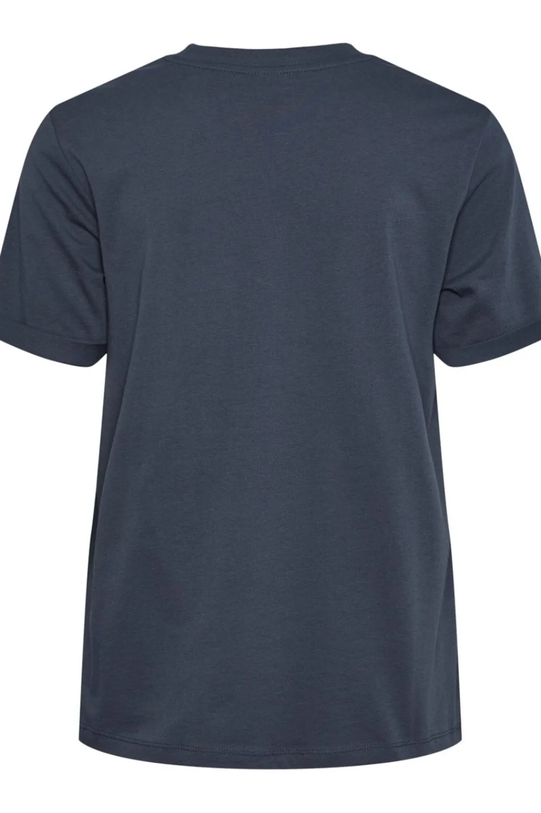 Discount Pieces Pcria Ss Fold Up Solid Tee Ombre Blue